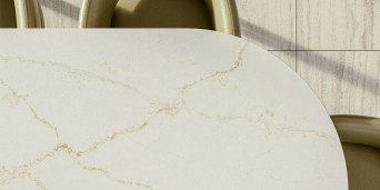 Plan de travail sur-mesure Blanc Elysée