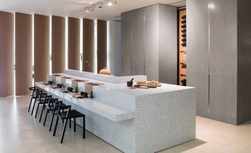 Plan de travail en Xtone porcelanosa sur mesure - cuisine et salle de bain sur Paris