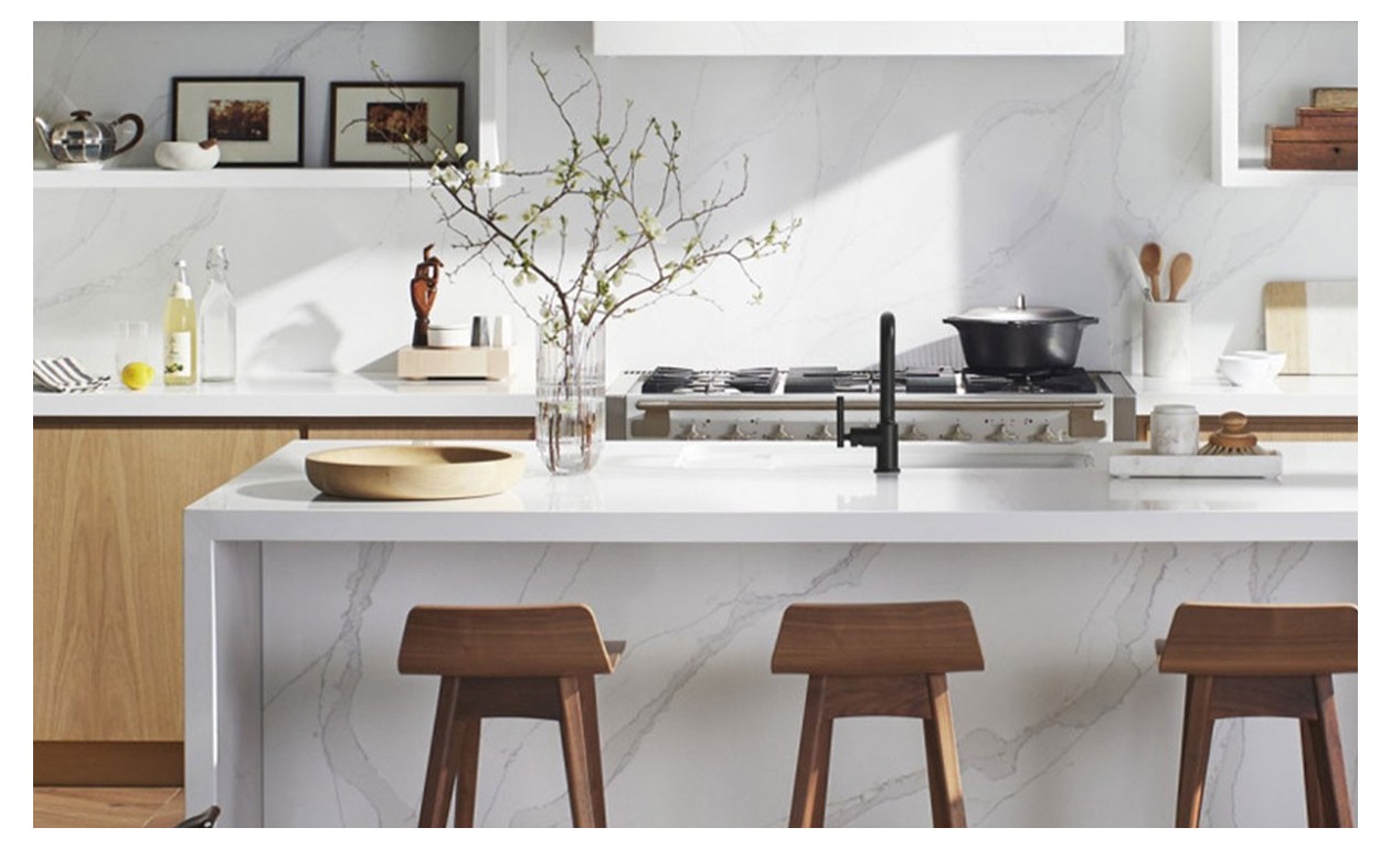 Plan De Travail En Quartz Silestone Sur Mesure Cuisine Et Salle De Bain Sur Paris
