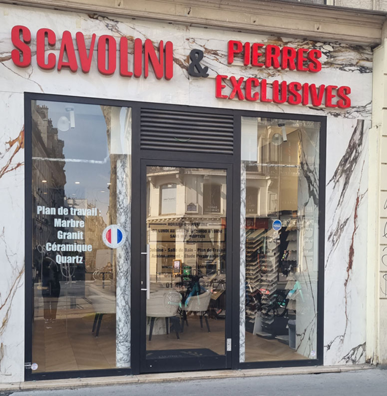 Magasin de plan de travail en pierre Pierres Exclusives